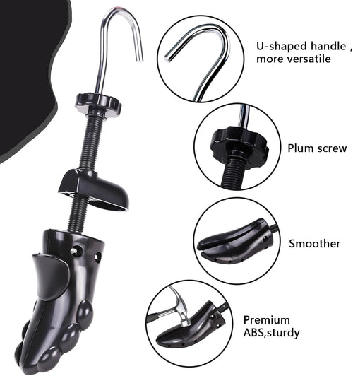 Shoe Stretcher Shoe Trees,Adjustable Length & Width for Men and Women,4-Way Adjustable Shoe Expander Widener