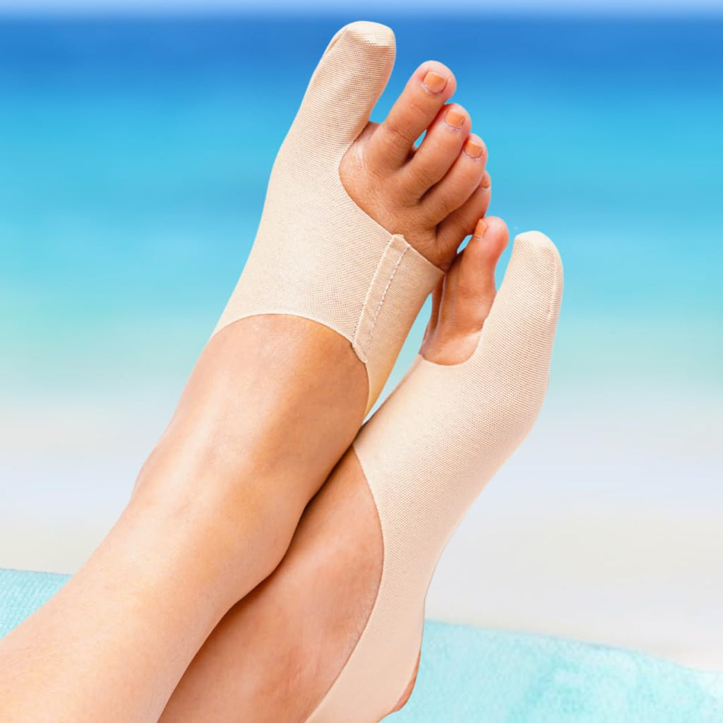 Bunion Corrector for Women and Men, Big Toe Straightener. XSmall-Left | Ultra Thin Bunion Sleeve Sock, Hallux Valgus Relief and Toe Alignment, Fits Inside All Shoes for Day and Night Wear
