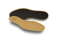 Pedag Royal | Genuine Lambskin Leather Insoles | Made in Germany | Vegetable-Tanned Leather | Activated Carbon for Anti-Odor | Latex Foam Padding | Thin & Absorbent | US Women 9/ EU 39 | Tan