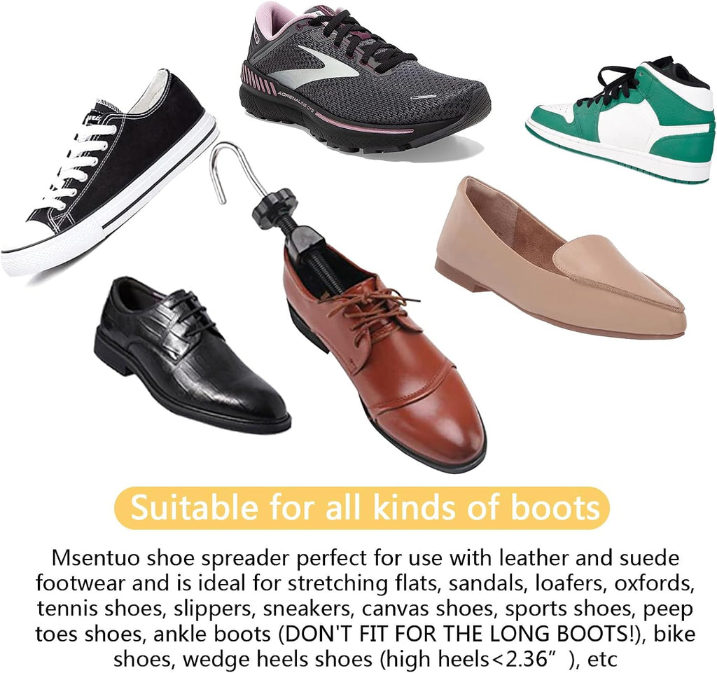 Shoe Stretcher Shoe Trees,Adjustable Length & Width for Men and Women,4-Way Adjustable Shoe Expander Widener