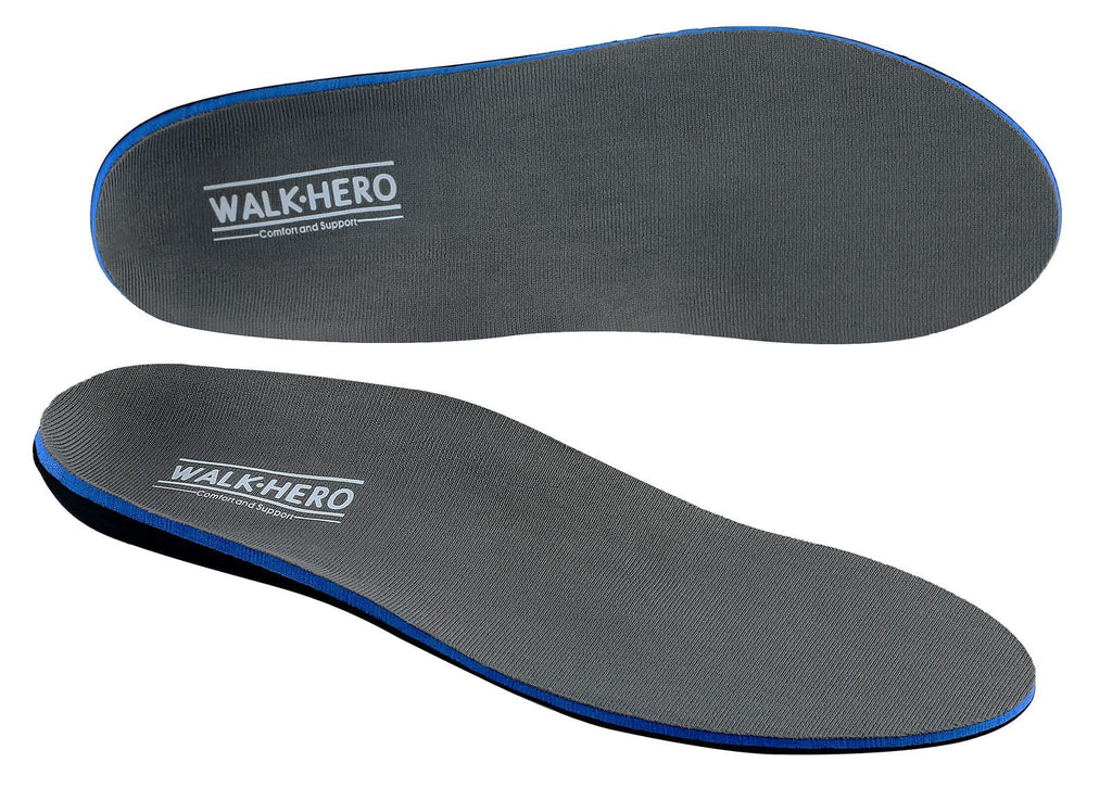 WalkHero Plantar Fasciitis Relief, Arch Support Insoles for Men Women | Shoe Inserts for Flat Feet, Orthotics Insoles All-Day Energy and Comfort with Every Step (Mens 12-12 1/2 | Womens 14-14 1/2)